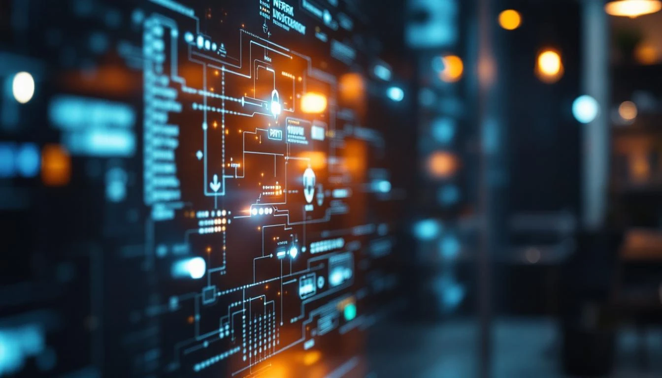 Conception, sécurisation et optimisation des réseaux informatiques pour garantir la fiabilité et la protection des données.