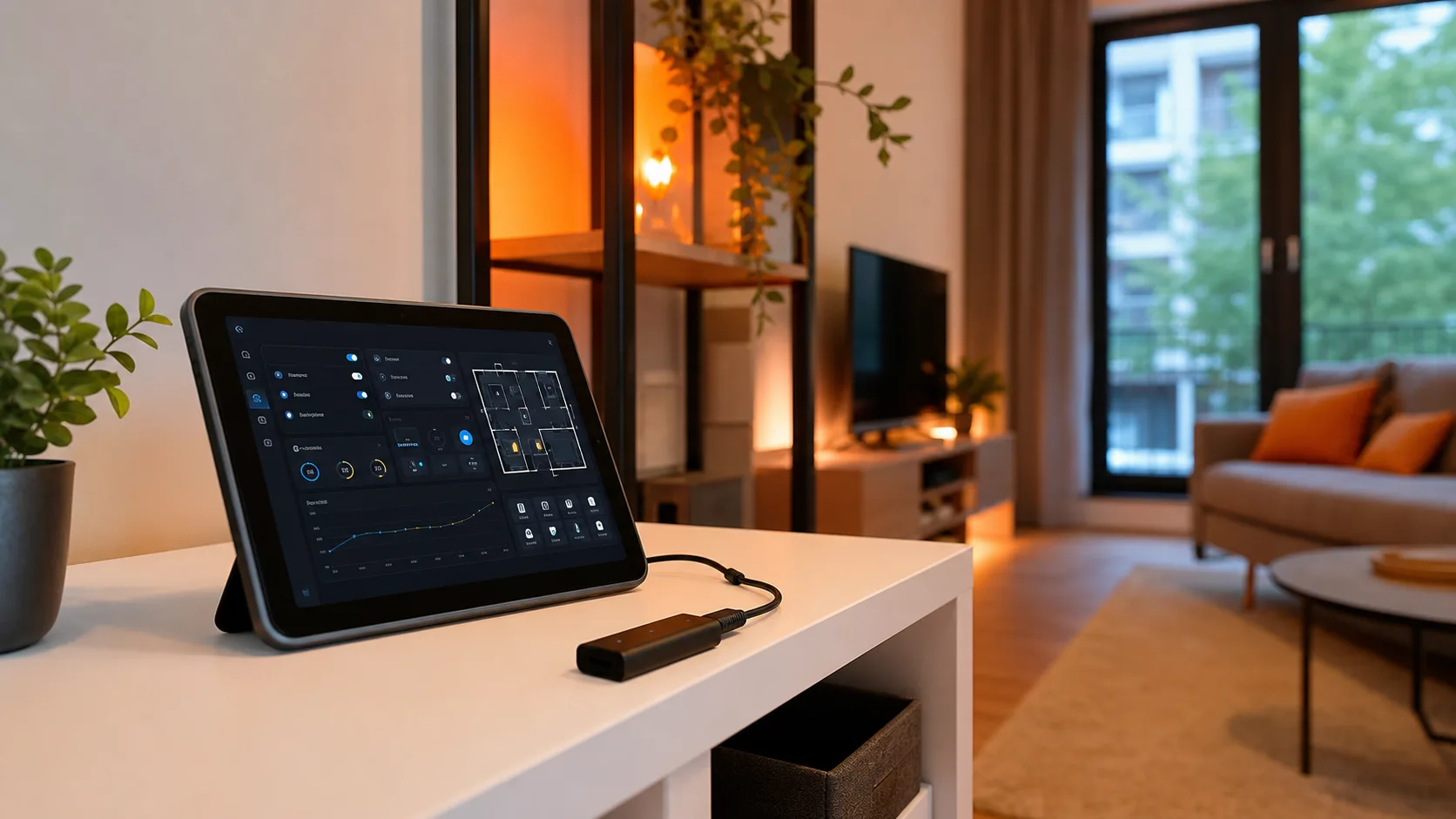 Coordinateur Zigbee Ethernet dans une baie réseau