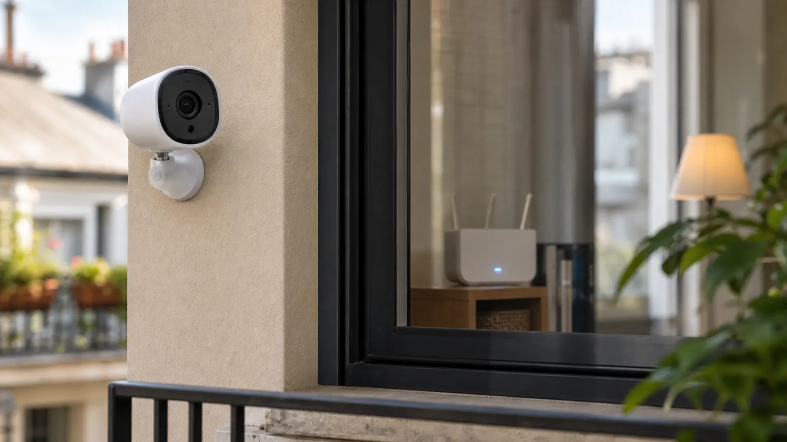 Caméra Wi-Fi éloignée du point d’accès