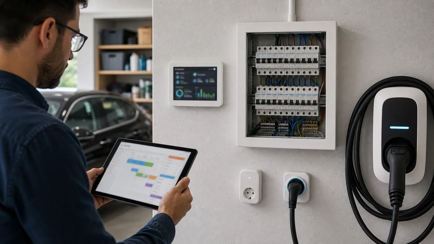 Tableau electrique et pilotage energie avec domotique