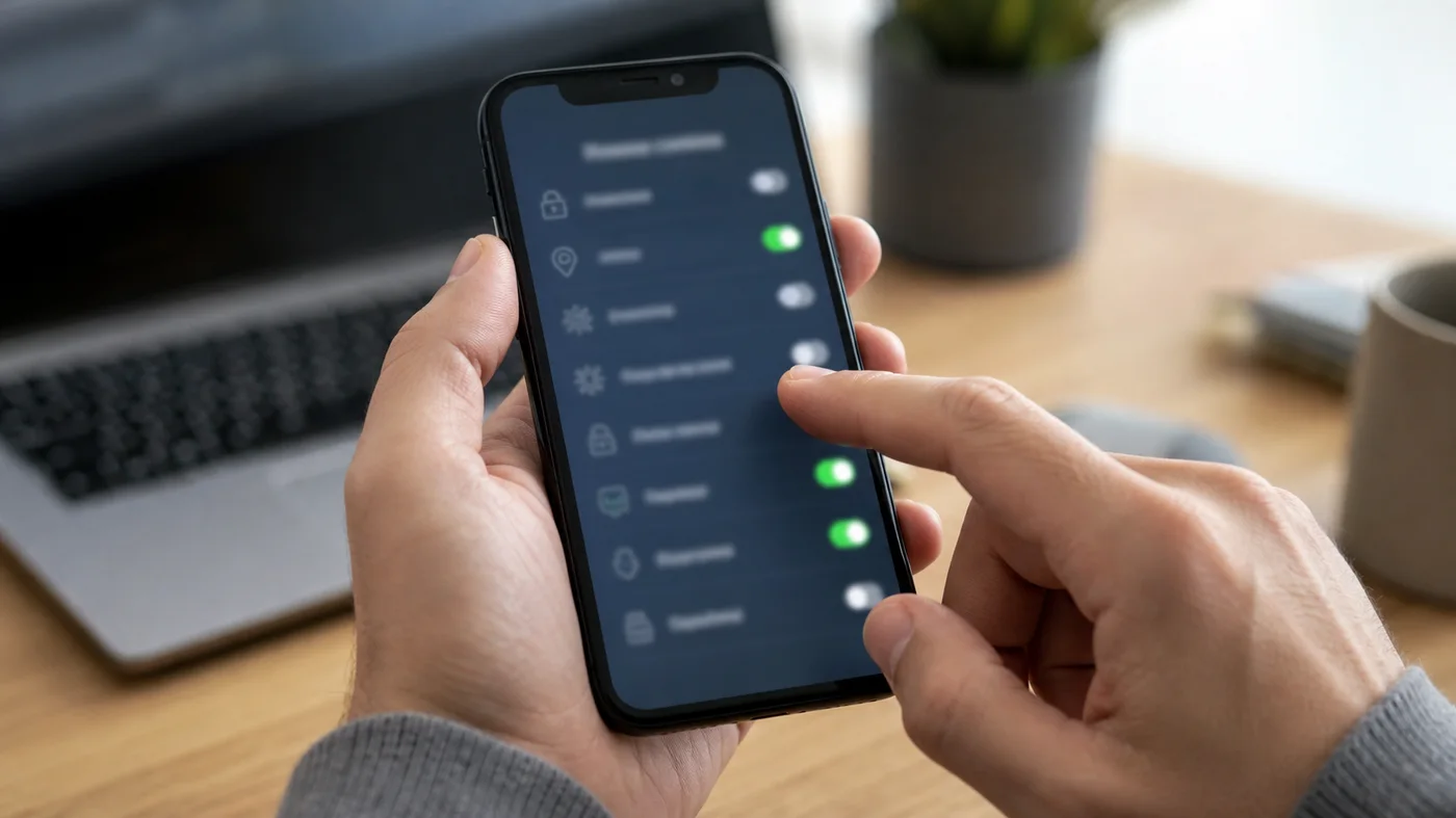 reglages de localisation et confidentialite sur smartphone