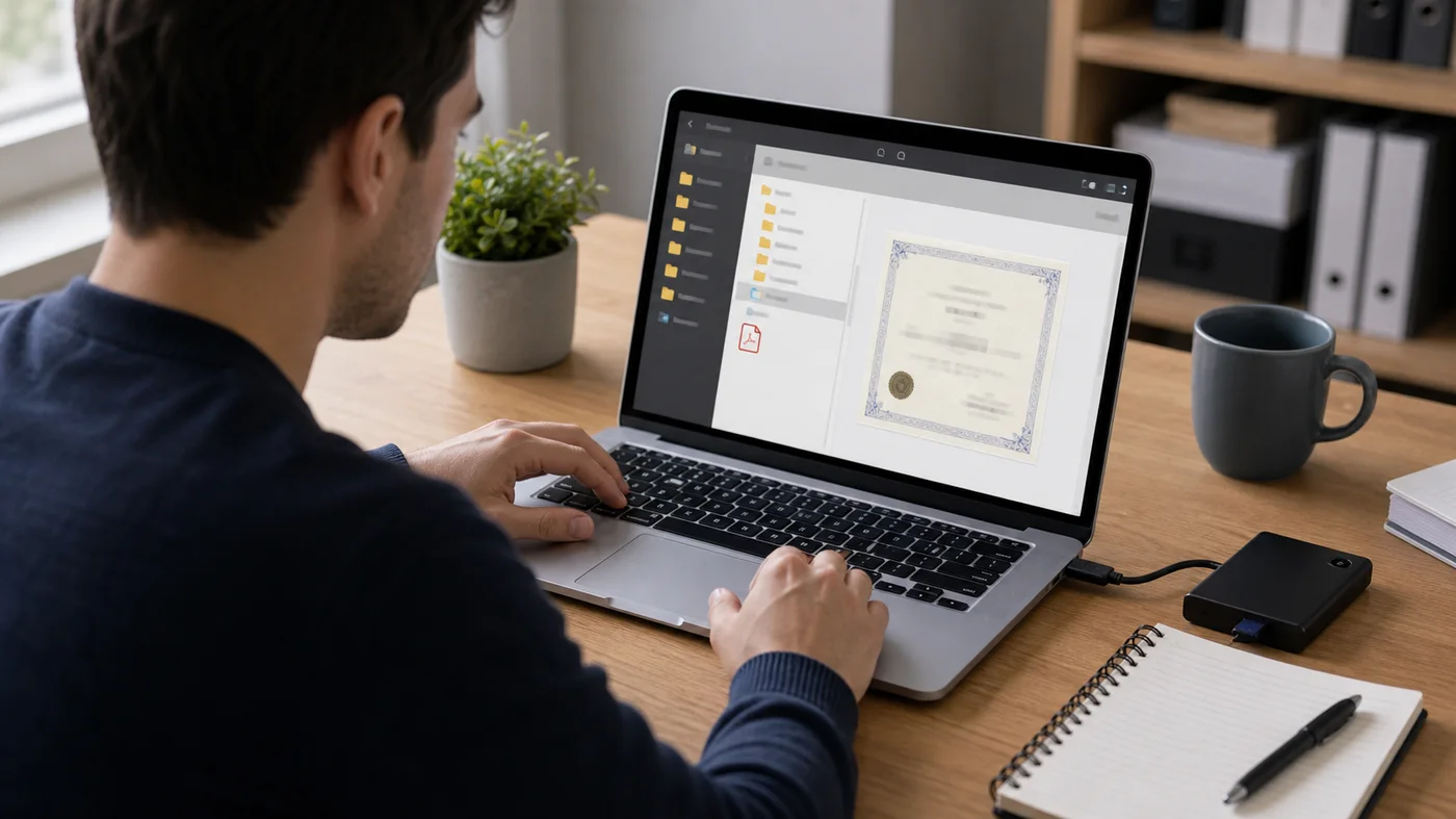 Archivage sécurisé d une attestation numérique de diplôme