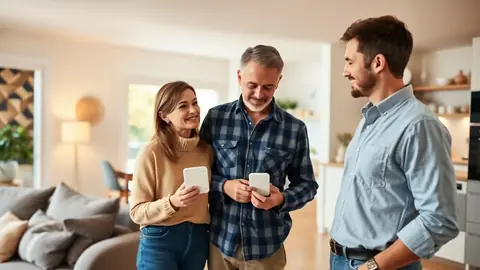 Consultation préalable domotique axée usages dans un salon
