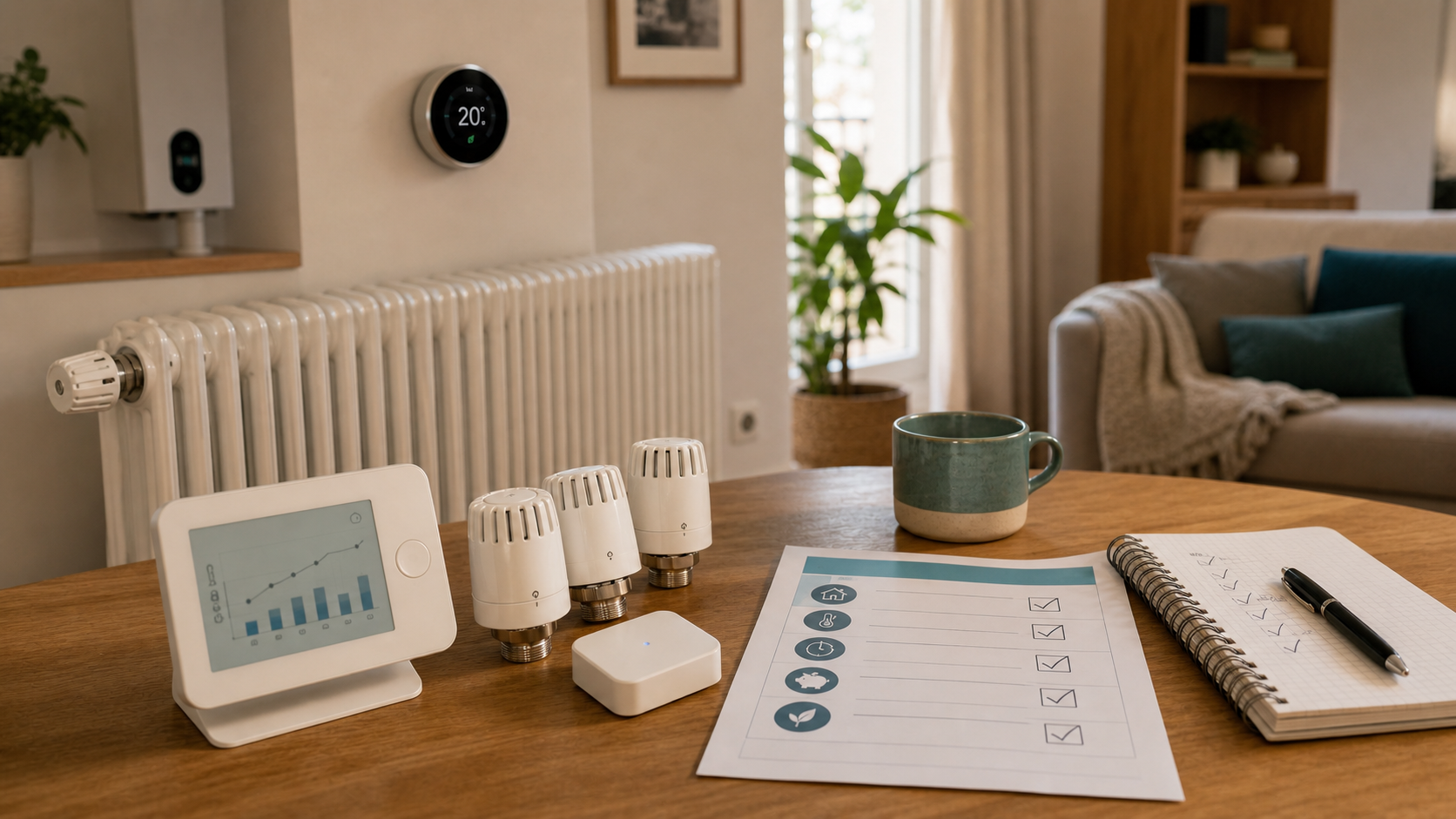 Thermostat connecté têtes thermostatiques et calcul de rentabilité sans prime