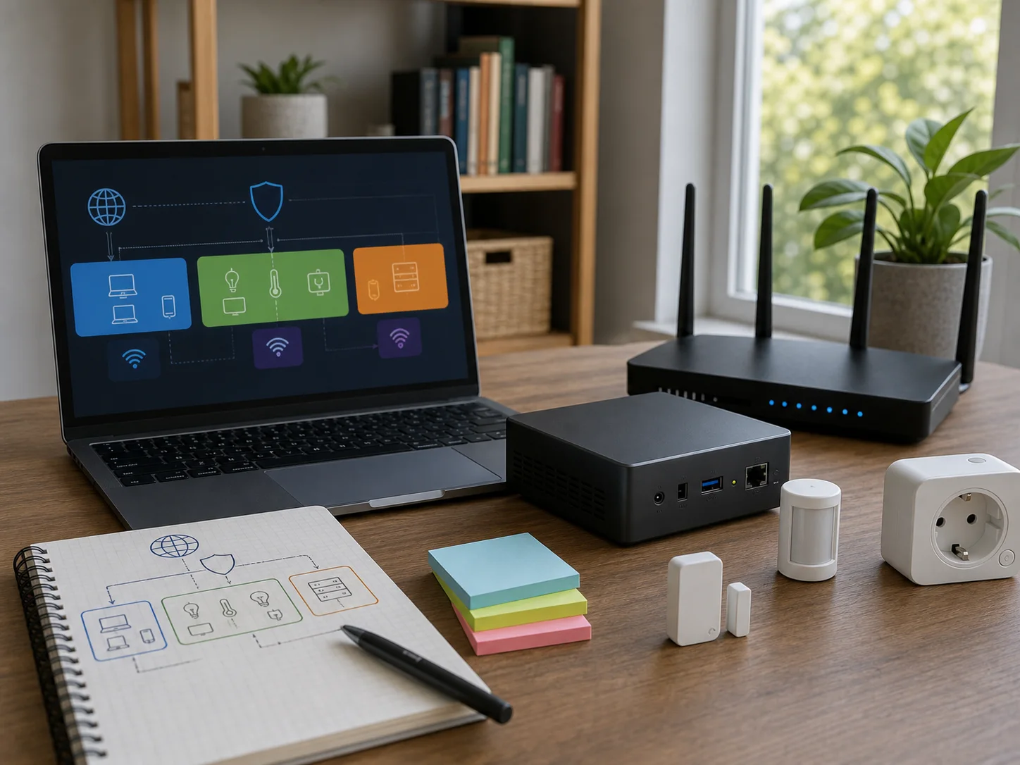 Routeur hub domotique et segmentation réseau pour sécuriser les objets connectés