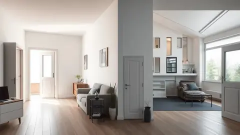 Comparatif visuel entre petit appartement et grande maison pour choisir une alarme connectée