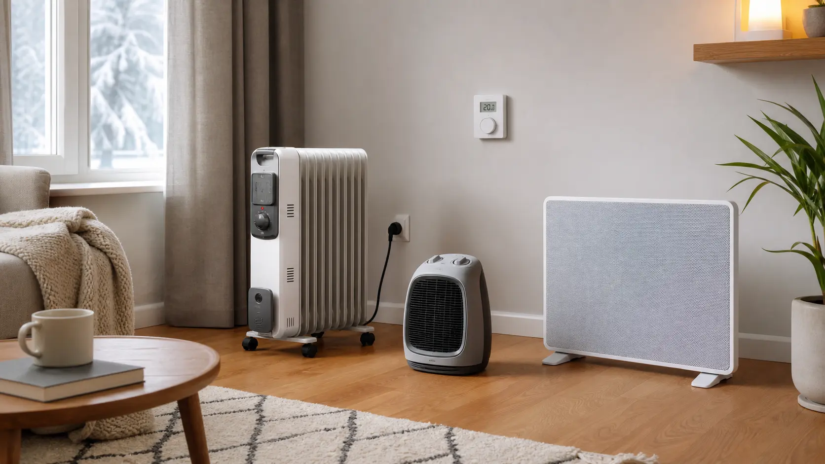 Quel chauffage d'appoint électrique choisir selon l'usage