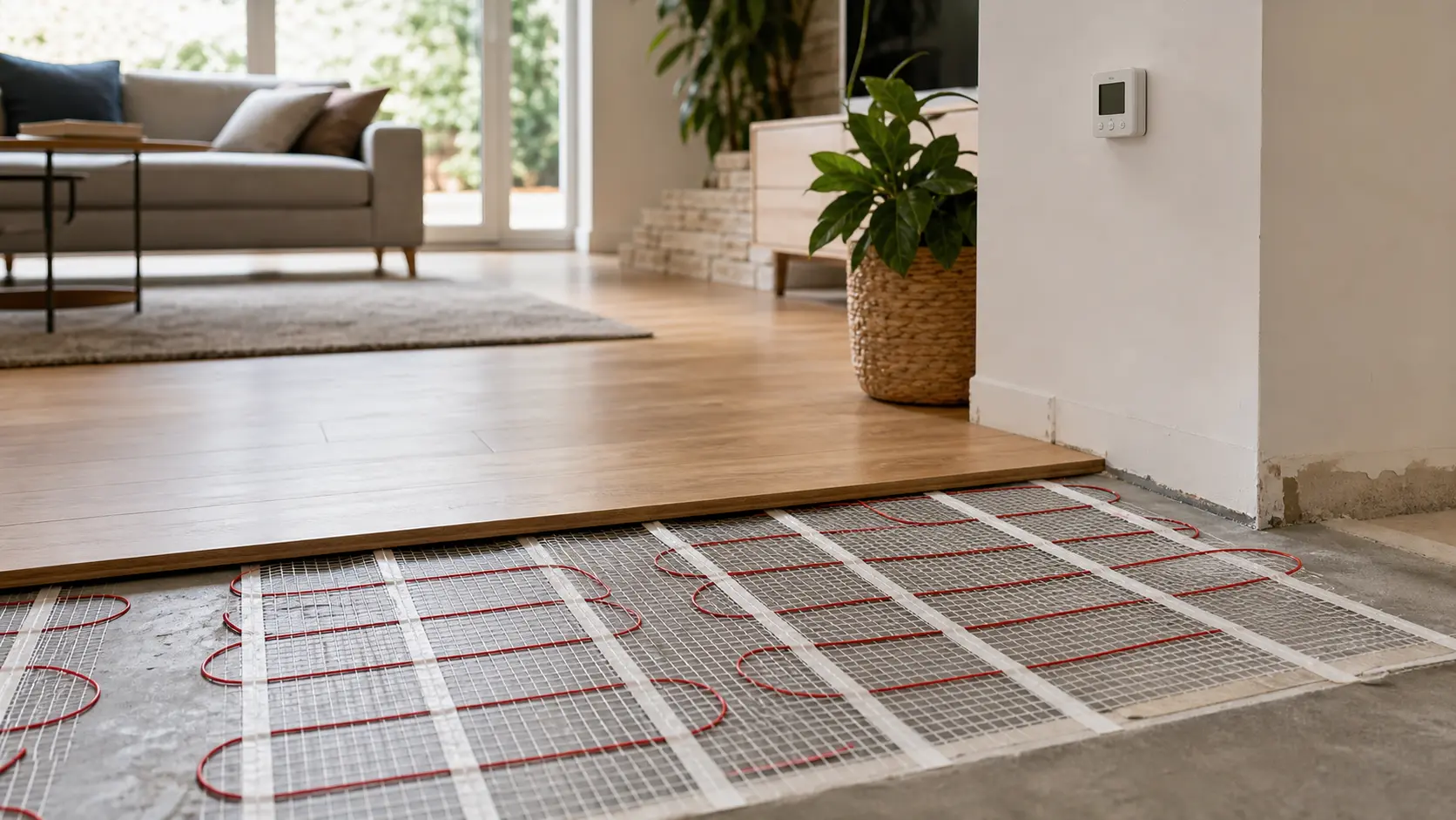 Chauffage électrique au sol: prix, consommation et choix du système