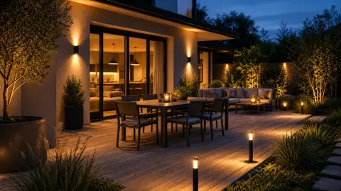Comment éclairer une terrasse sans éblouir ni gaspiller?