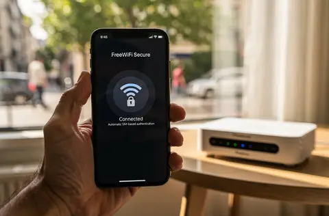 FreeWiFi Secure simplifie l'accès Wi-Fi sécurisé grâce à l'authentification via carte SIM Free Mobile