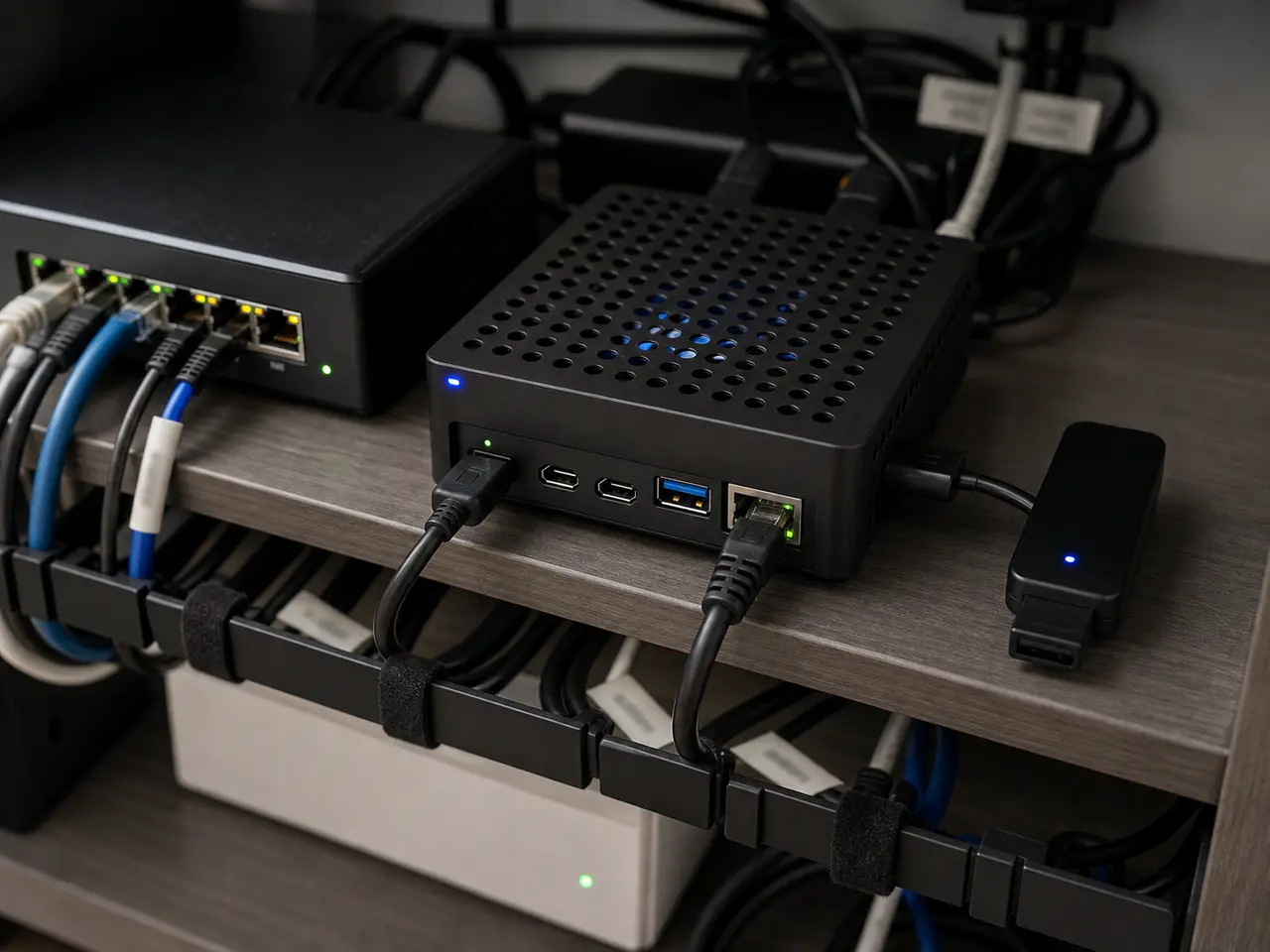Installation Home Assistant Raspberry Pi 5 avec boitier ventilé Ethernet et dongle domotique