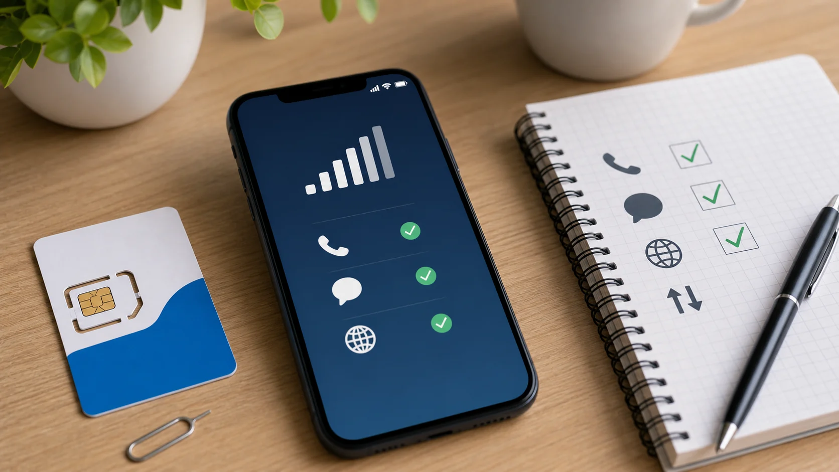Tests à effectuer après activation d’une carte SIM mobile