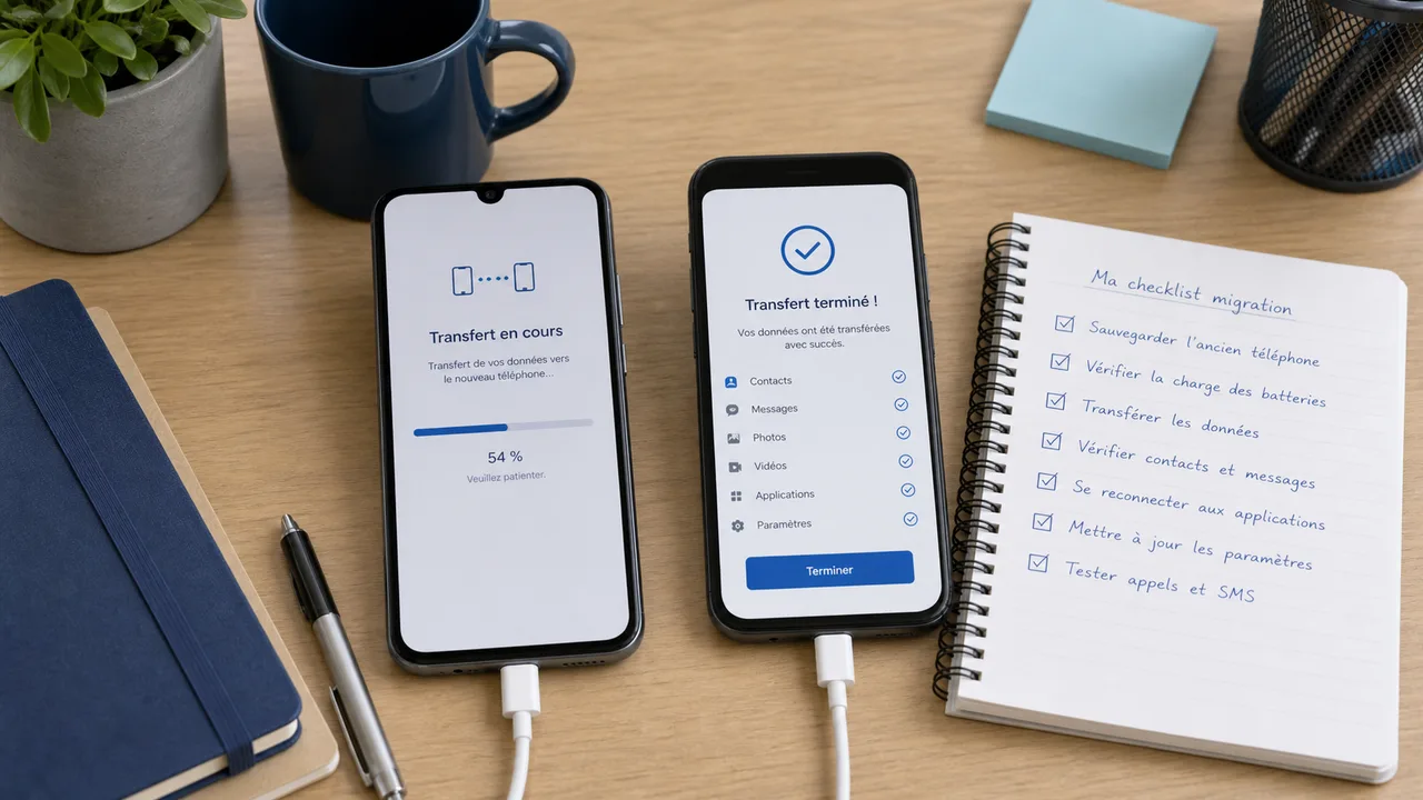 Migrer ses données vers un nouveau téléphone sans rien oublier
