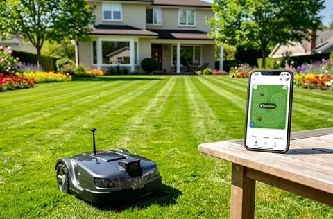 Segway Navimow H: Découvrez le robot tondeuse intelligent qui révolutionne la pelouse sans câble périmétrique!