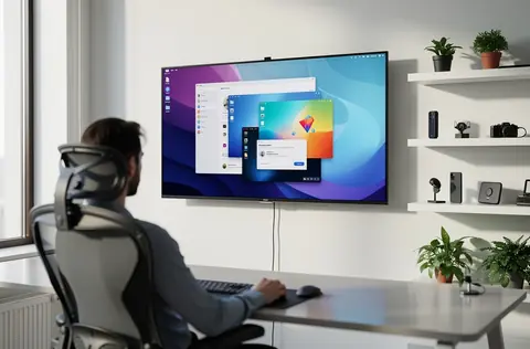 Travailler sur une TV 4K: le duo idéal pour un confort visuel exceptionnel à prix mini!